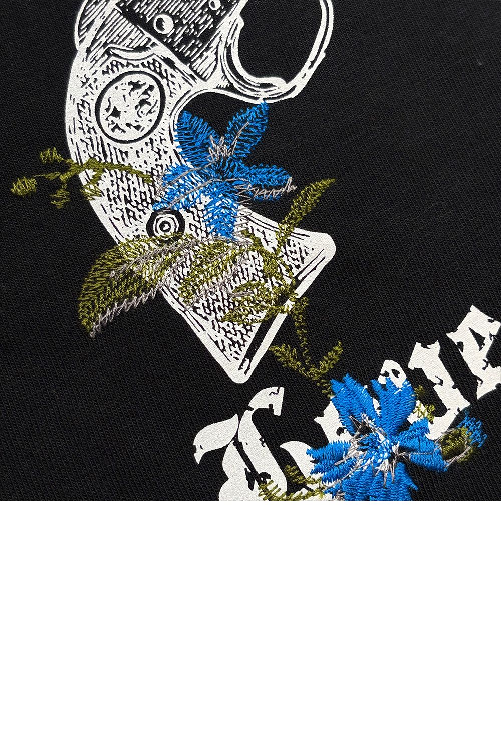 VIN/JER FLOWER/GUN / ヴィンテージ ジャージ Tシャツ フワラークロスガン