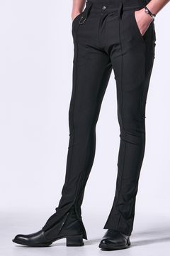 High Tension Jersey Inside Zip Skinny Slacks / ハイテンションジャージ インサイドジップスキニースラックス