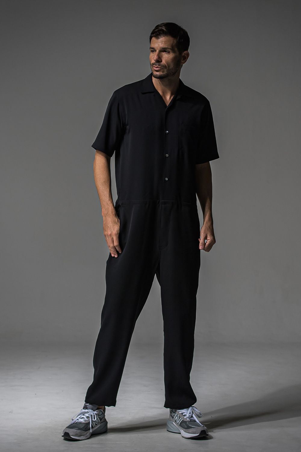 rage twill half all in one / 半袖シャツオールインワン