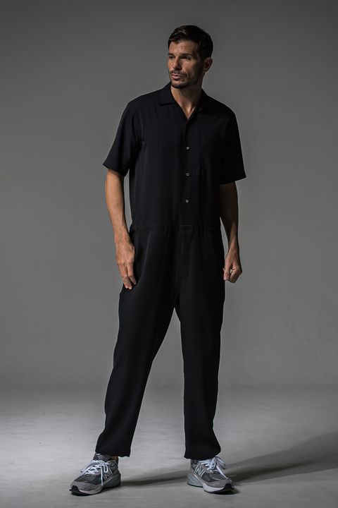 rage twill half all in one / 半袖シャツオールインワン