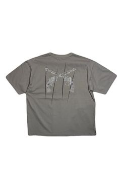 FANC/JER SS SLASH/CR / ファンクション ジャージ Tシャツ スラッシュプリント クリスタルクロスガン