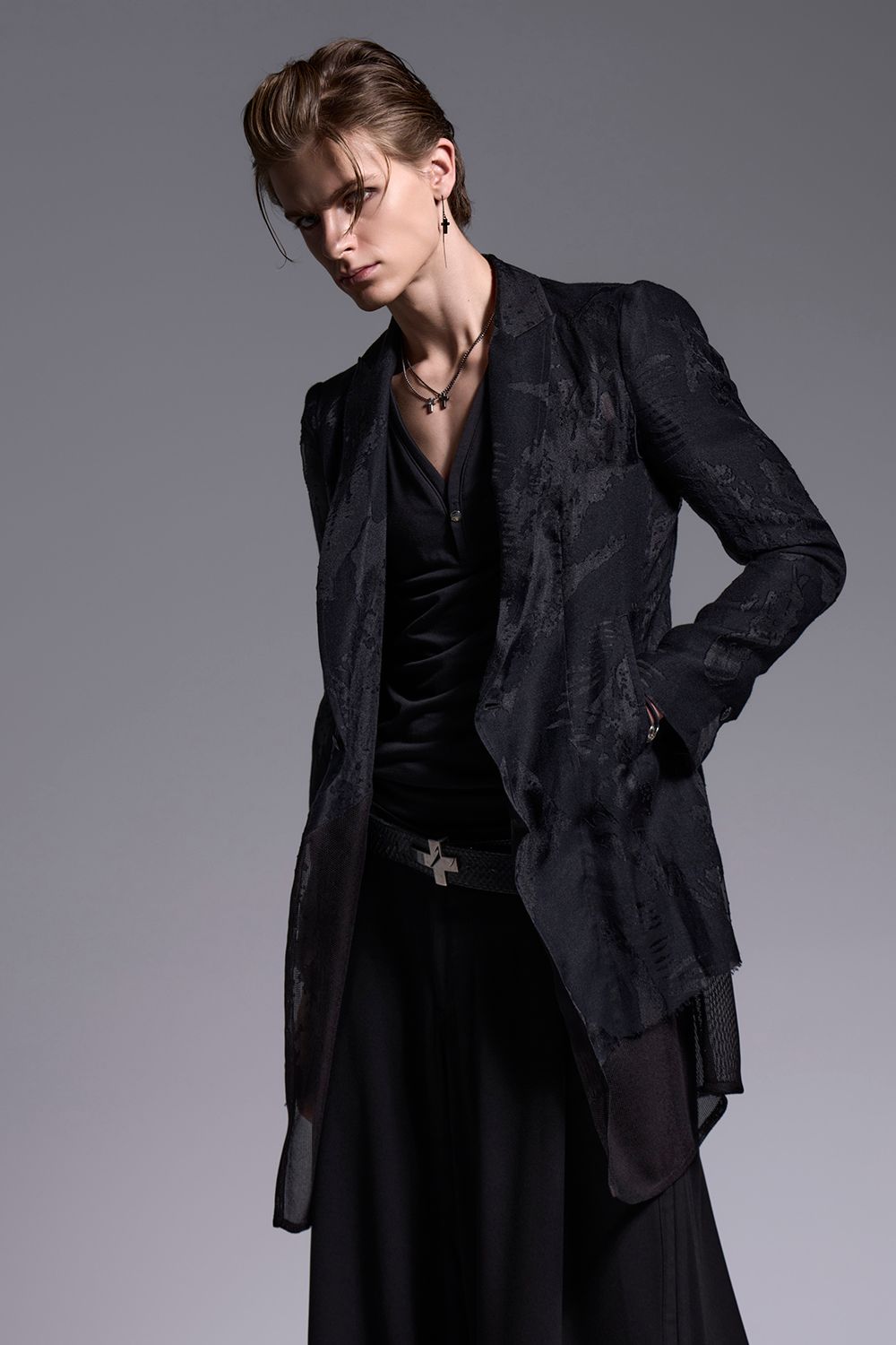 BEATENJIKU Henry Neck Tank Top / ベア天竺 ヘンリーネック タンクトップ