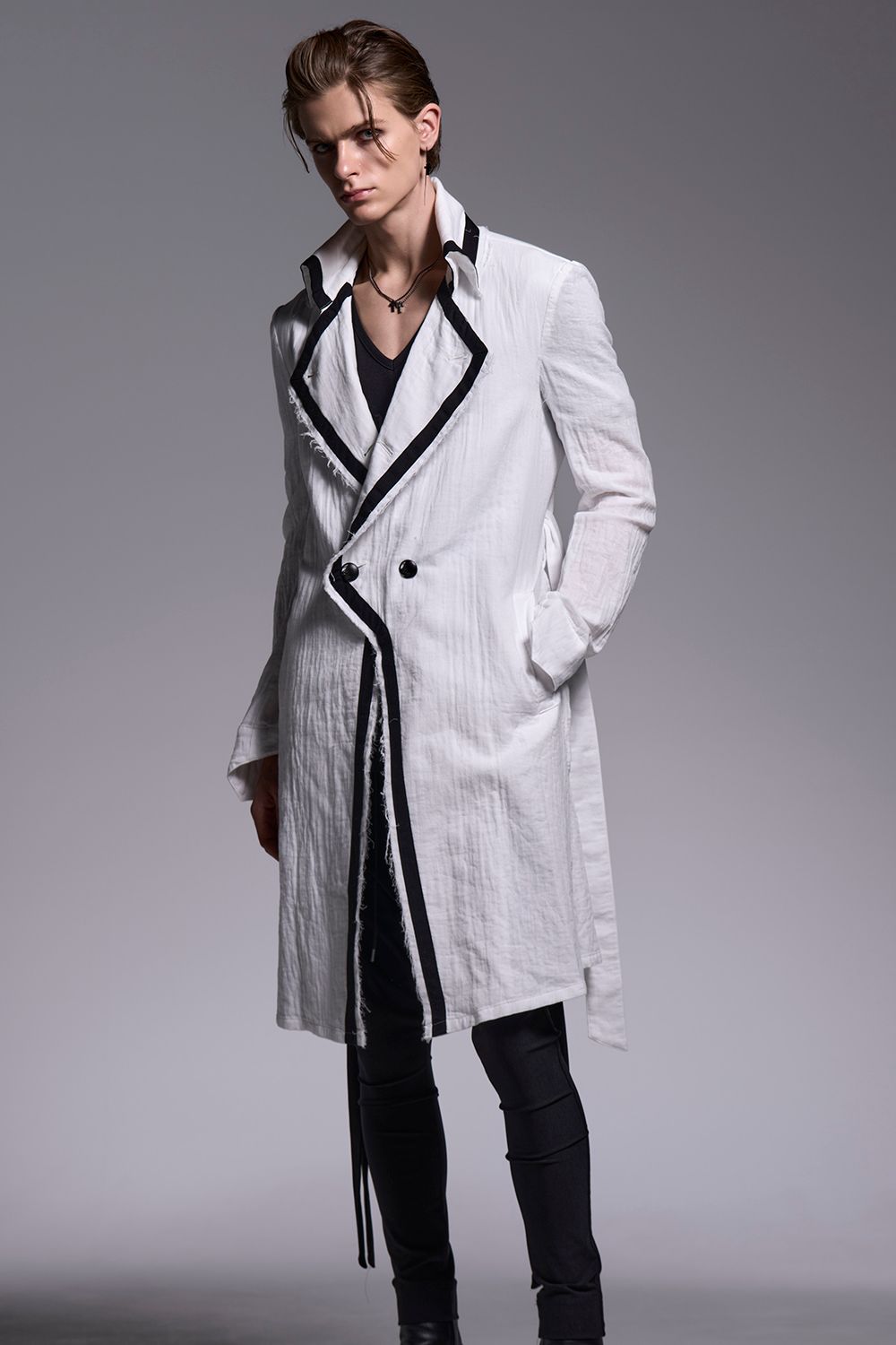 W-Gauze Napoleon Jacket / ダブルガーゼ ナポレオンジャケット