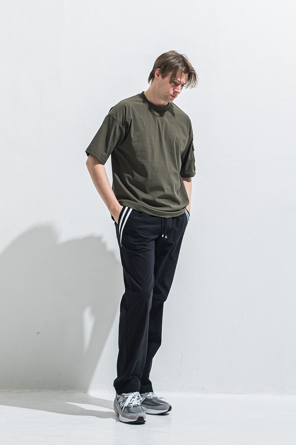 MILITARY POCKET NYLON OVER TEE / ミリタリー ポケット ナイロン オーバー Tシャツ