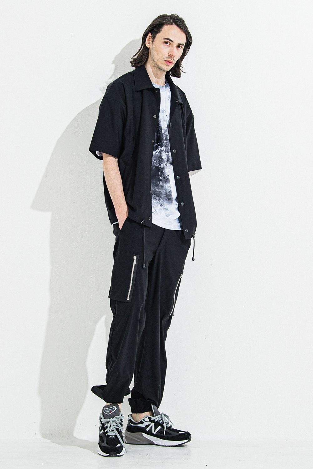NYLON HALF COACH JACKET / ナイロン ハーフ コーチジャケット