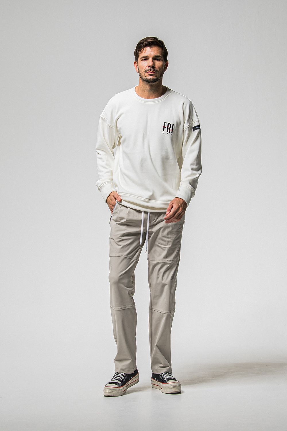 JOHNSON LINE HEAT WIDE TUCK PANTS / ジョンソン ヒート ワイドタックパンツ