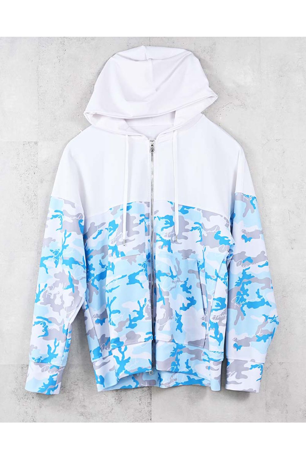 RUSH OVER ZIPUP HOODIE / オーバーサイズ ジップアップ ラッシュパーカー