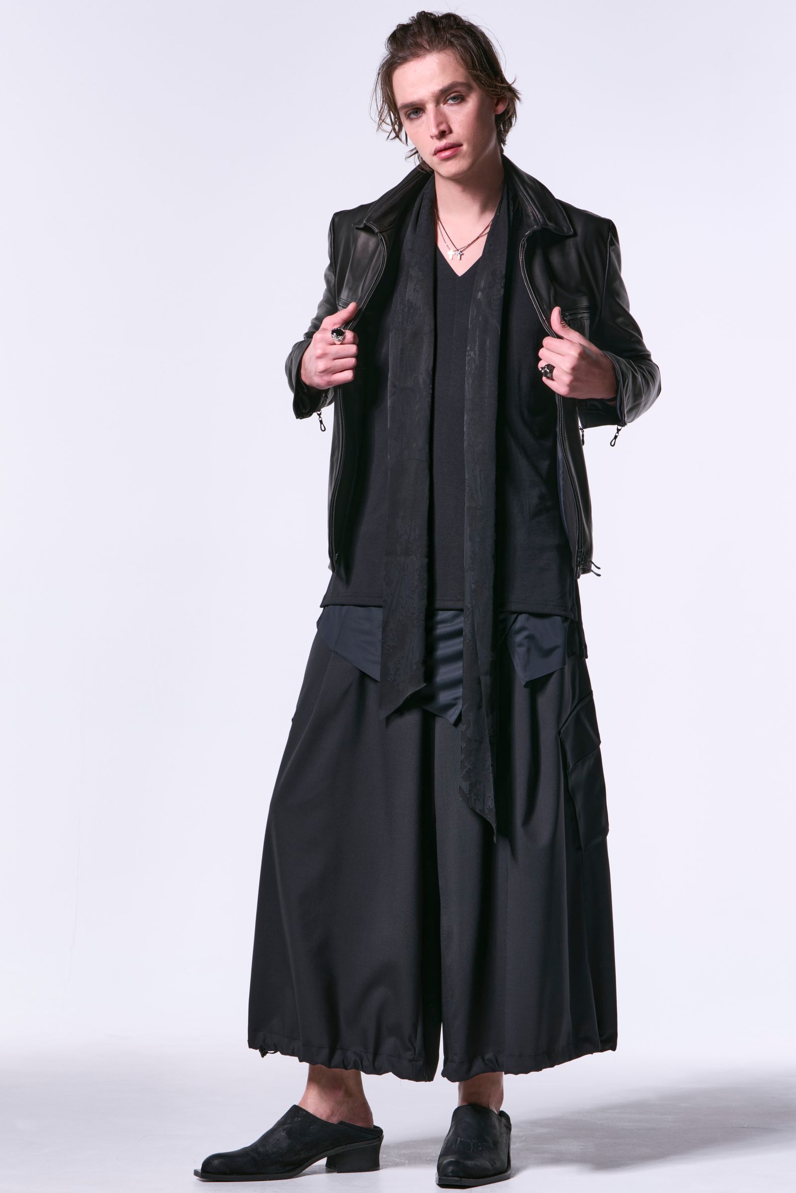BEA-TENJIKU Slit Hem Layered T-Shirt / ベア天竺 スリットヘムレイヤードTシャツ