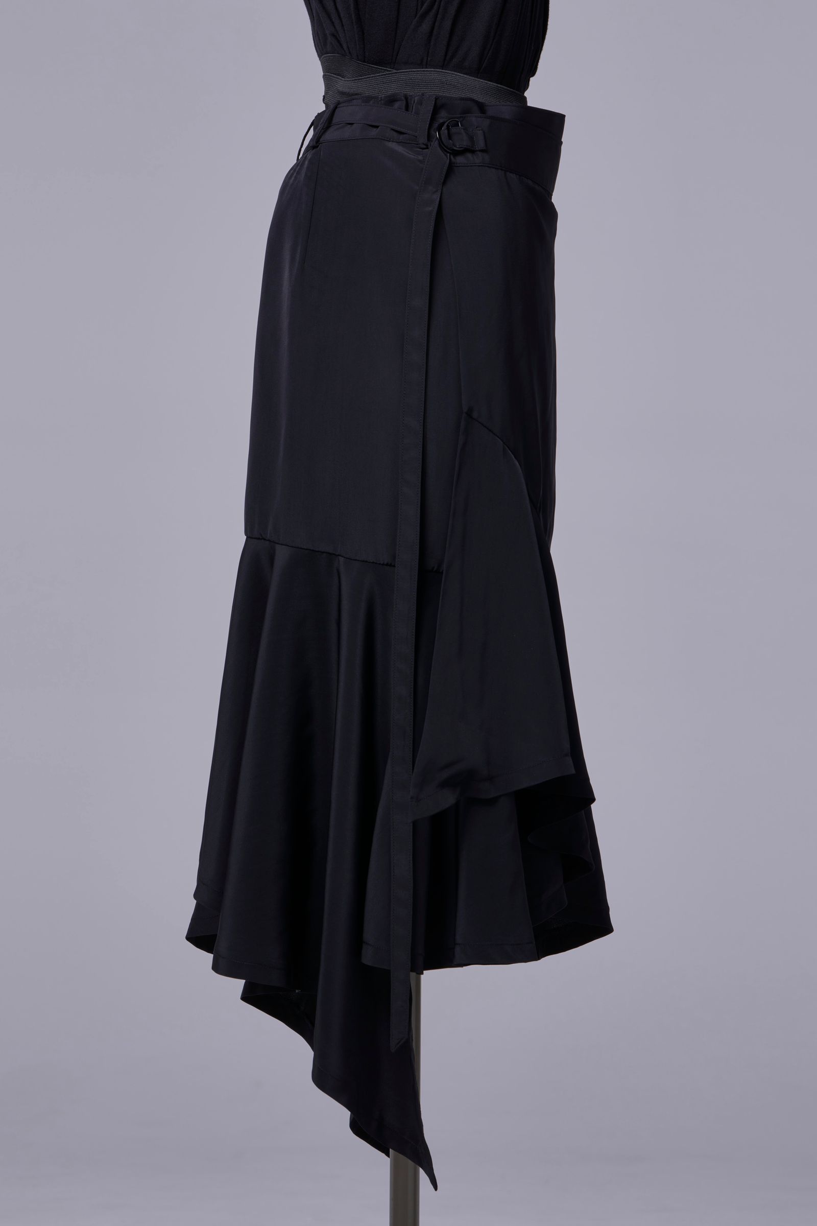 Eco Decine Wrap Frill Skirt / ラップ フリルスカート