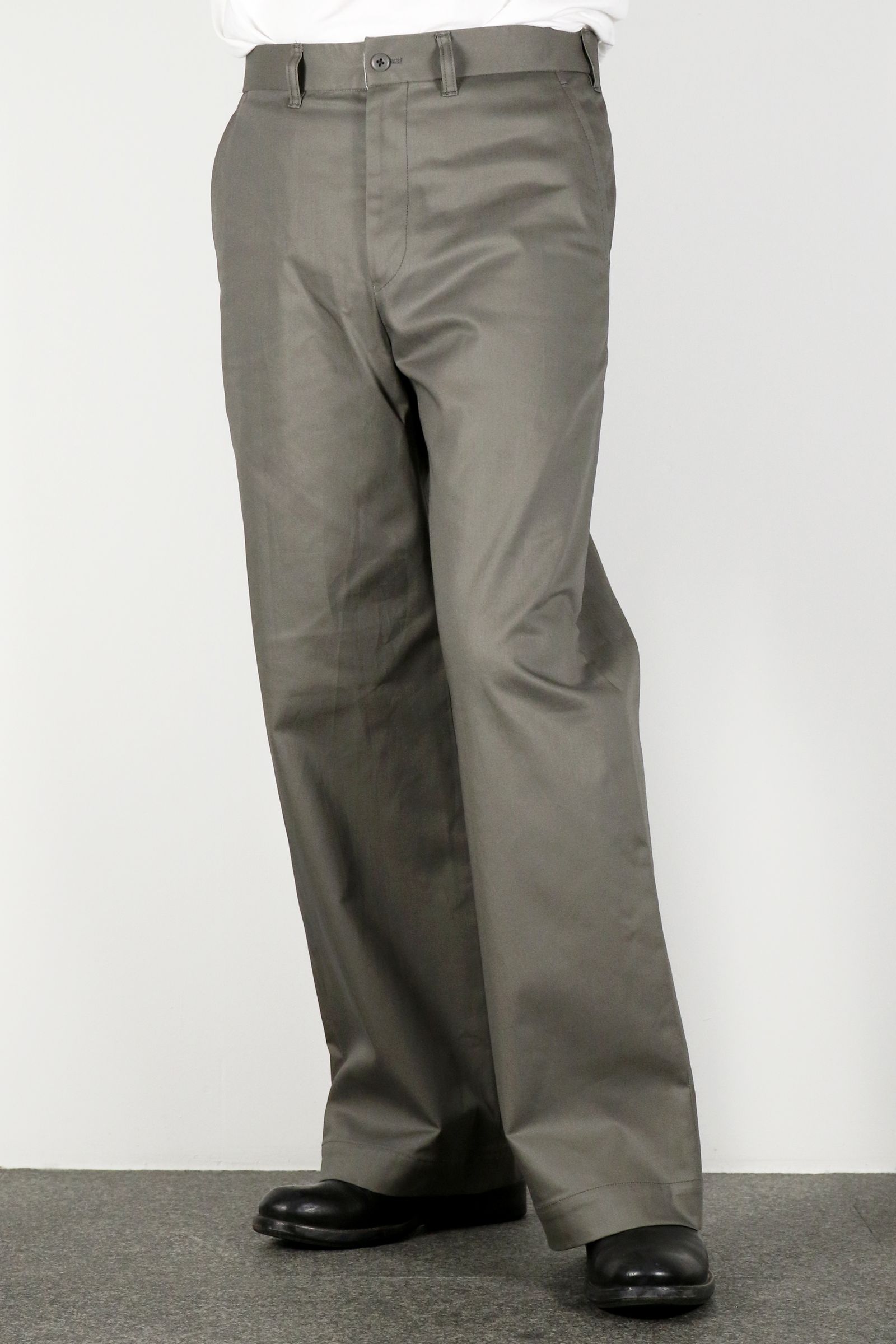 ULTIMATE PIMA CHINO CLOTH WIDE STRAIGHT CHINO / アルティメイト ピマ チノクロス ワイドストレート チノ