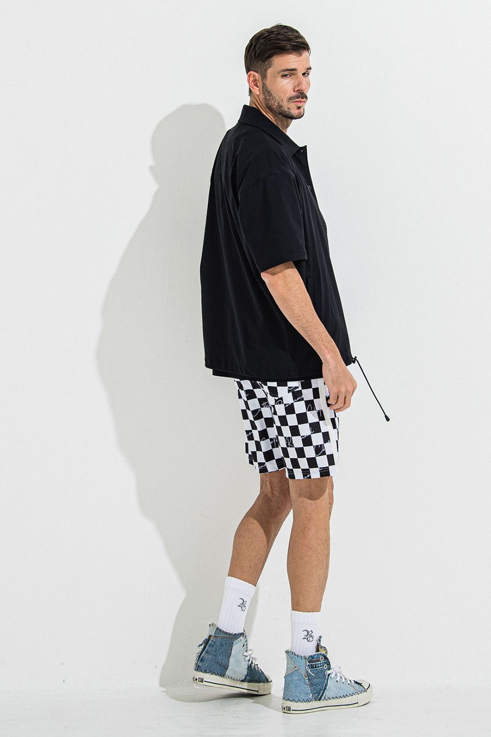 NYLON HALF COACH JACKET / ナイロン ハーフ コーチジャケット