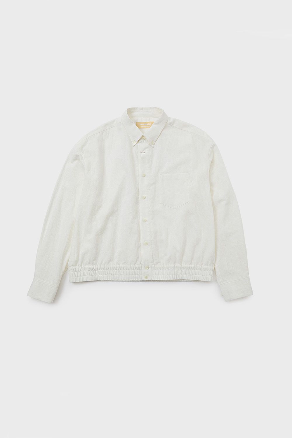 Cotton linen short length shirt / コットン リネン ショートレングス シャツ