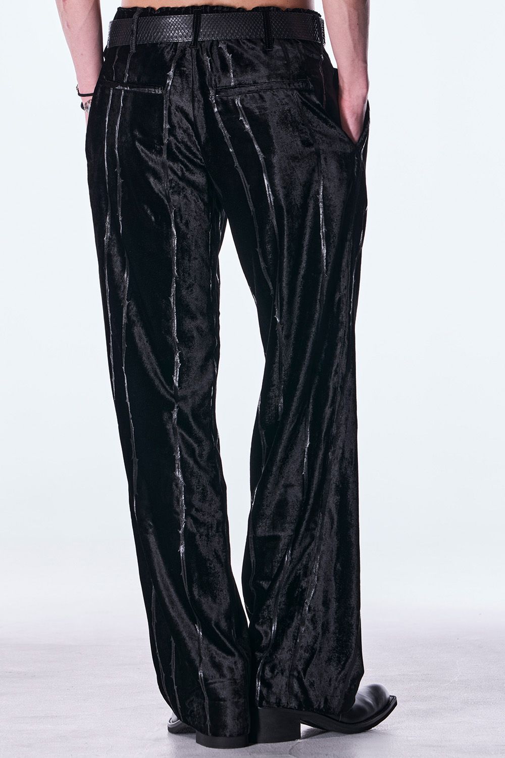 TOGE Velvet Wide Slacks / トゲ ベルベット ワイド スラックス