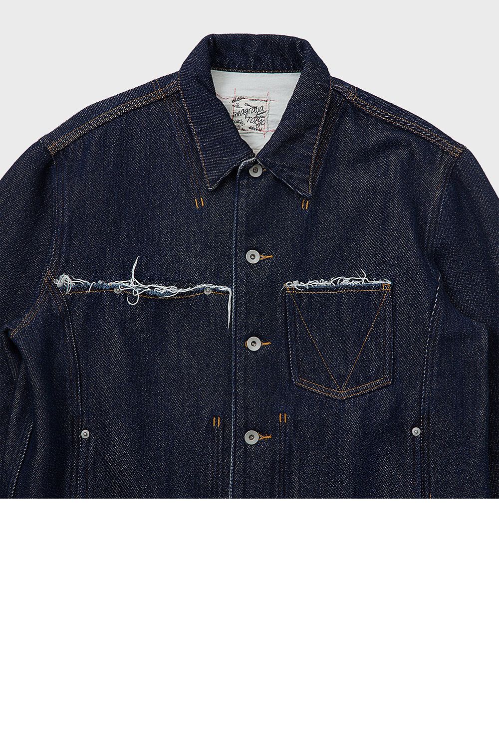 Loose yarn denim BL / ルーズヤーン デニム ブルゾン