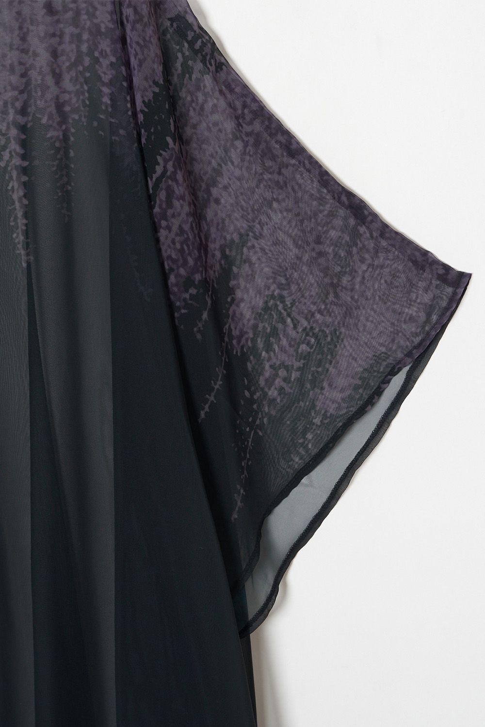 Wisteria print see-through P/O  / ウィステリア プリント シースルー プルオーバー