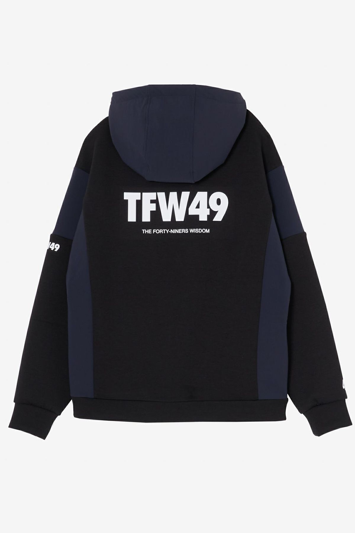 TFW49 - CARDBOARD MATERIAL HALF ZIP HOODIE / カードボード