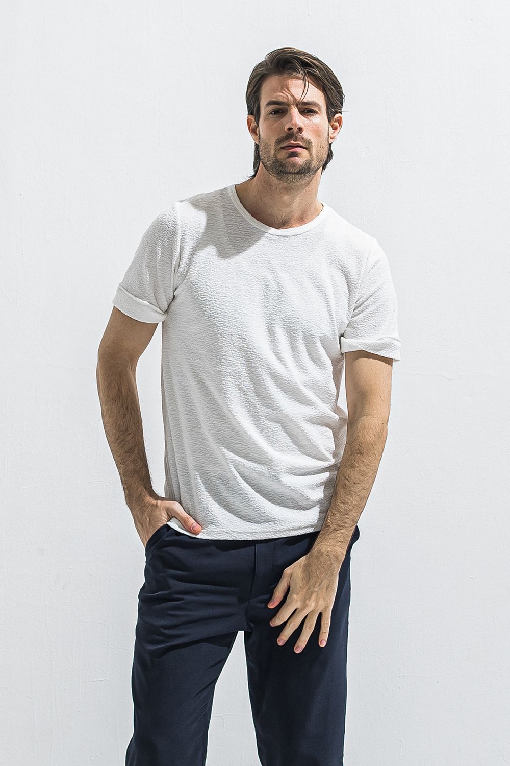 PILE ROLL UP TEE / パイル ロールアップ Tシャツ