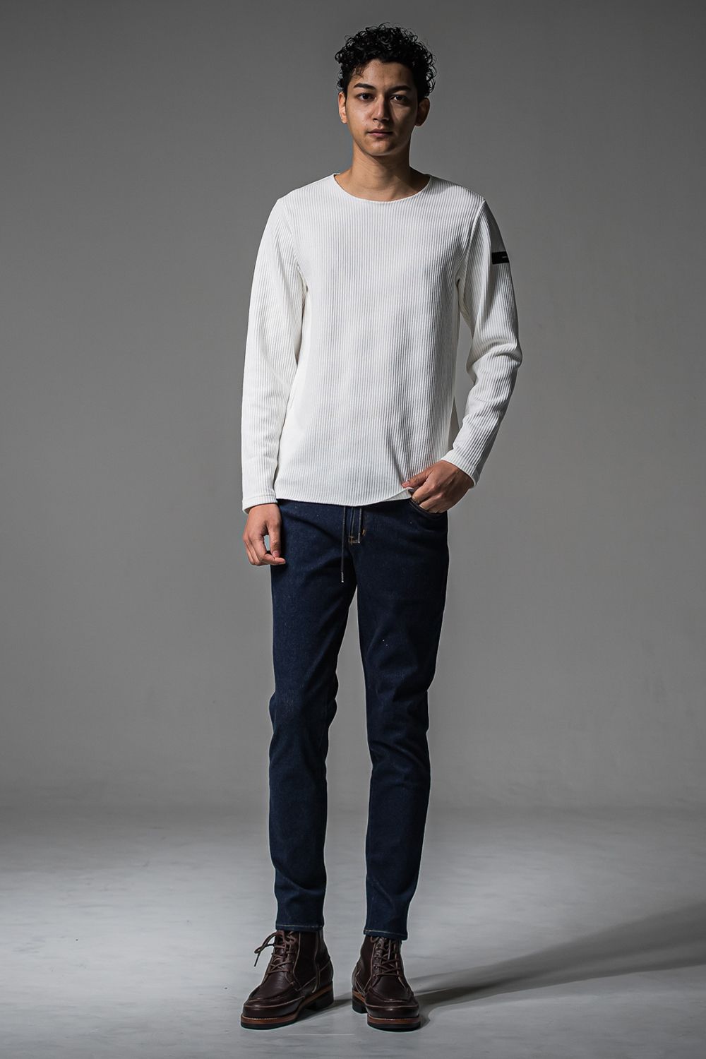 CUTOFF RAIL LONG SLEEVE / カットオフ ロングスリーブ