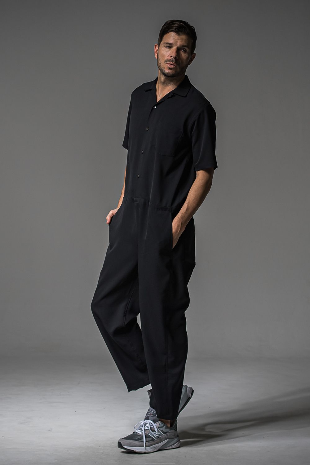 rage twill half all in one / 半袖シャツオールインワン