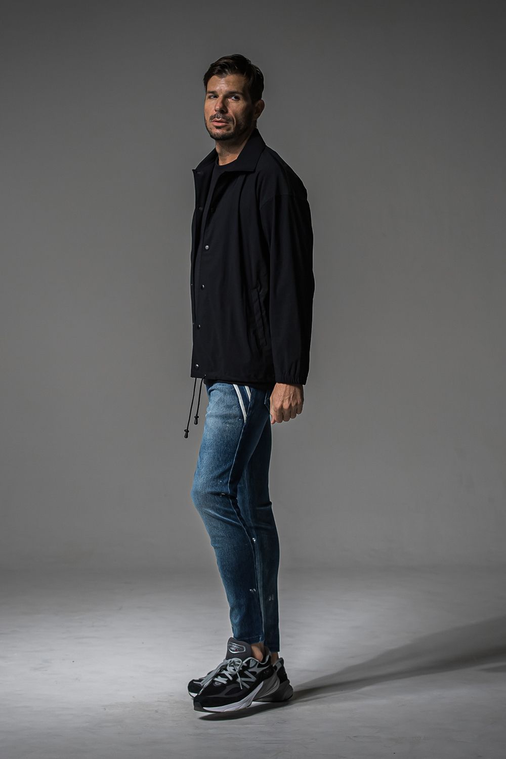 RESOUND CLOTHING - NYLON COACH JACKET / ナイロン コーチ