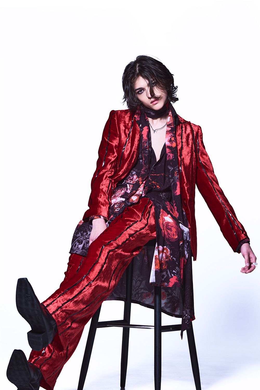 TOGE Velvet Wide Slacks / トゲ ベルベット ワイド スラックス