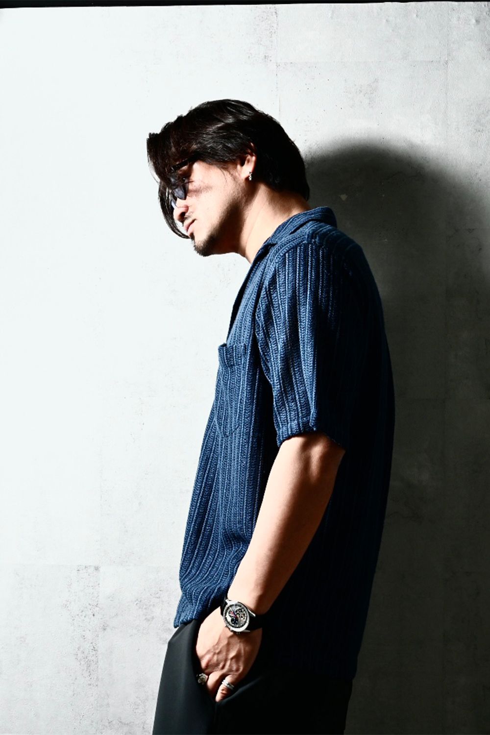 russel shirts / ラッセル織り オープンカラーシャツ