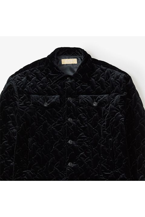 meagratia Velour quilting Blouson Style