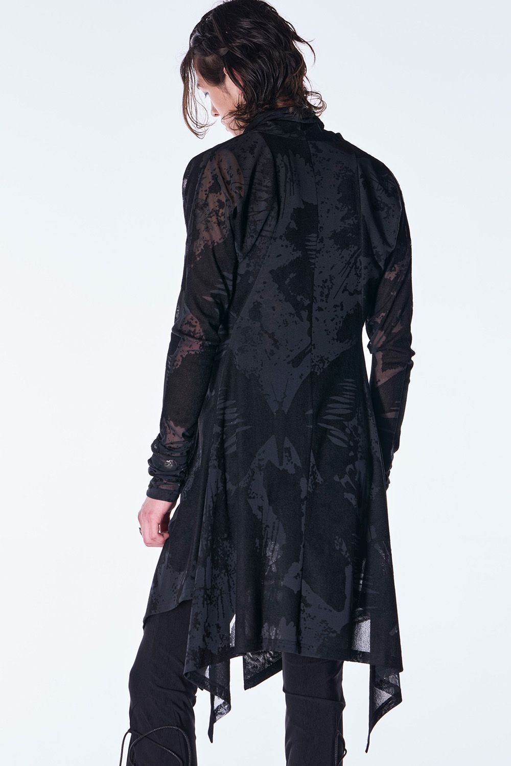 Opal Mesh Flare Cardigan / オパール メッシュ フレア カーディガン