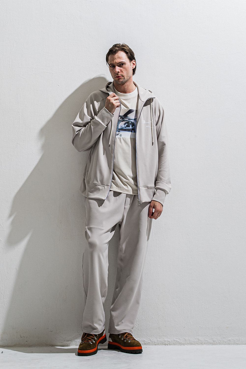 heli overnylon T / ナイロン オーバーサイズTシャツ