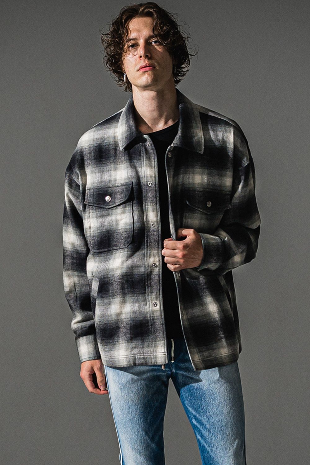 FLANNEL CHECK JK / フランネル チェック ジャケット