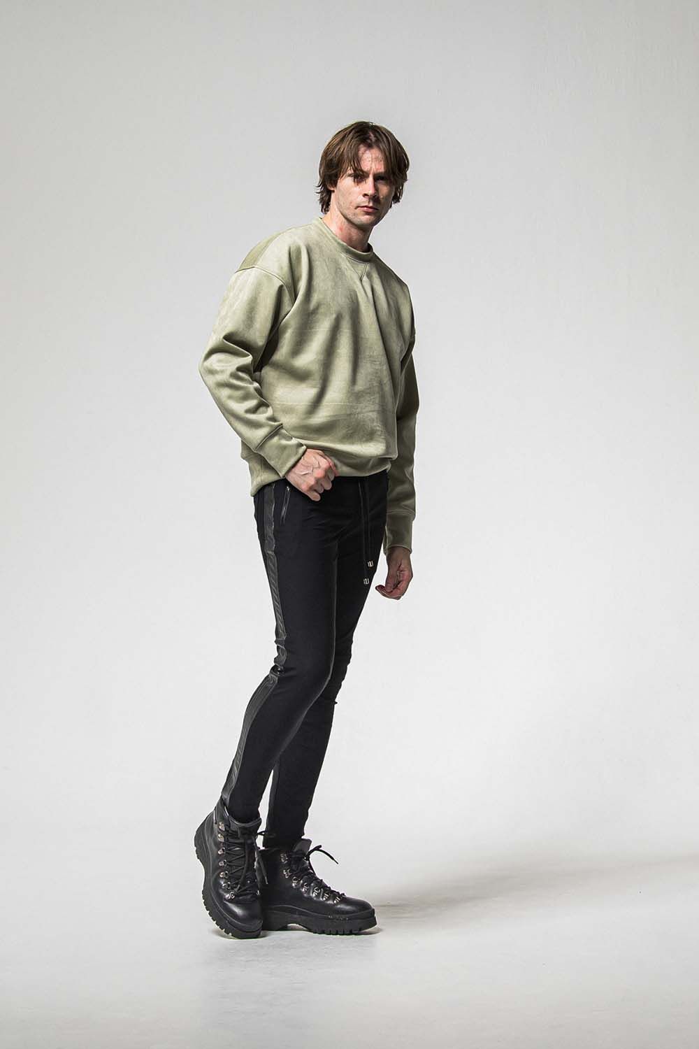 LEATHER LINE TRUCK PT / レザー ライン トラックパンツ
