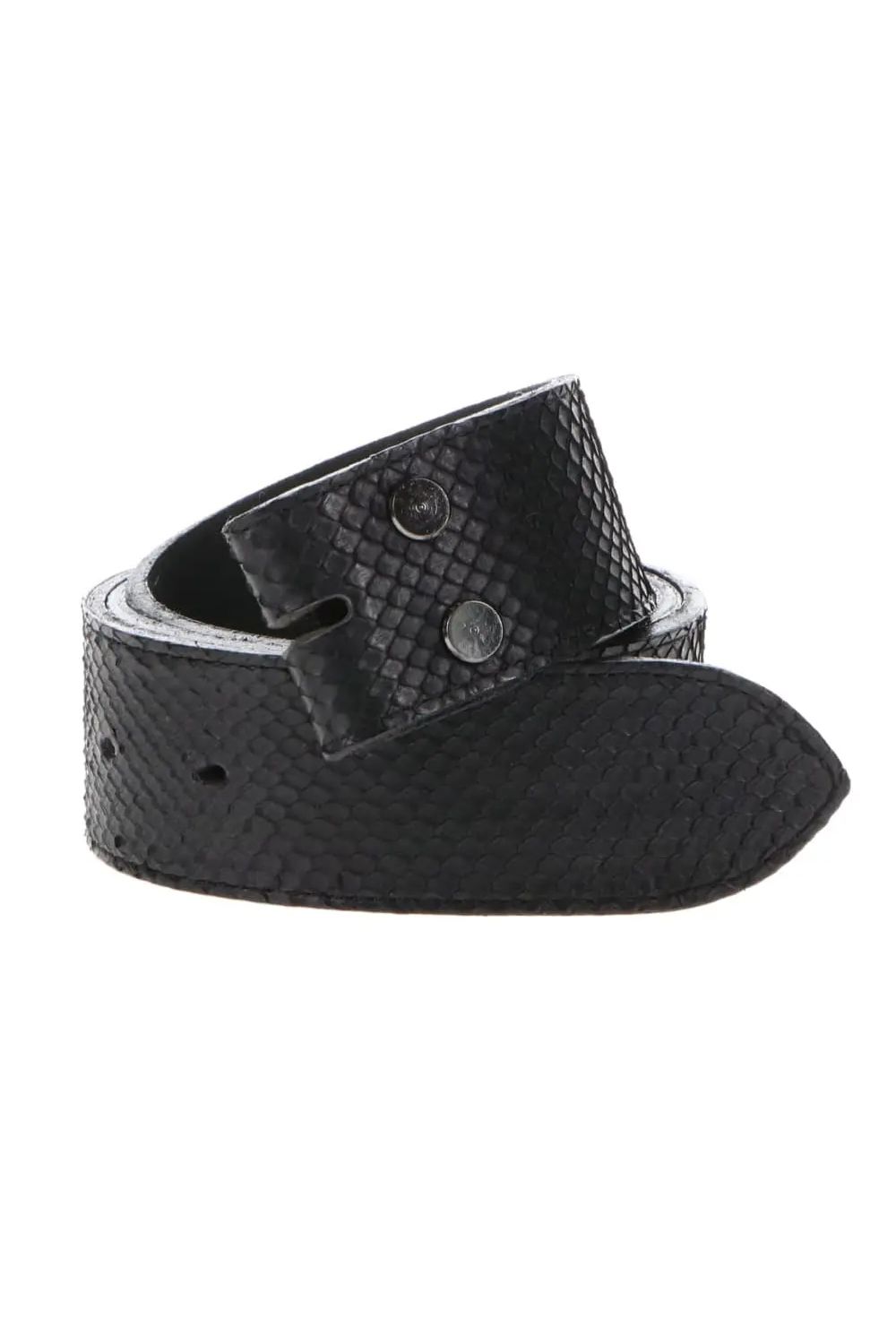 Python Belt / パイソンレザーベルト （バックル別売り）