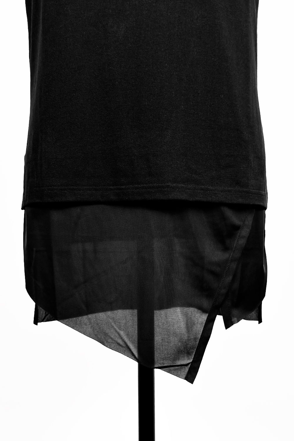 BEA-TENJIKU Slit Hem Layered T-Shirt / ベア天竺 スリットヘムレイヤードTシャツ