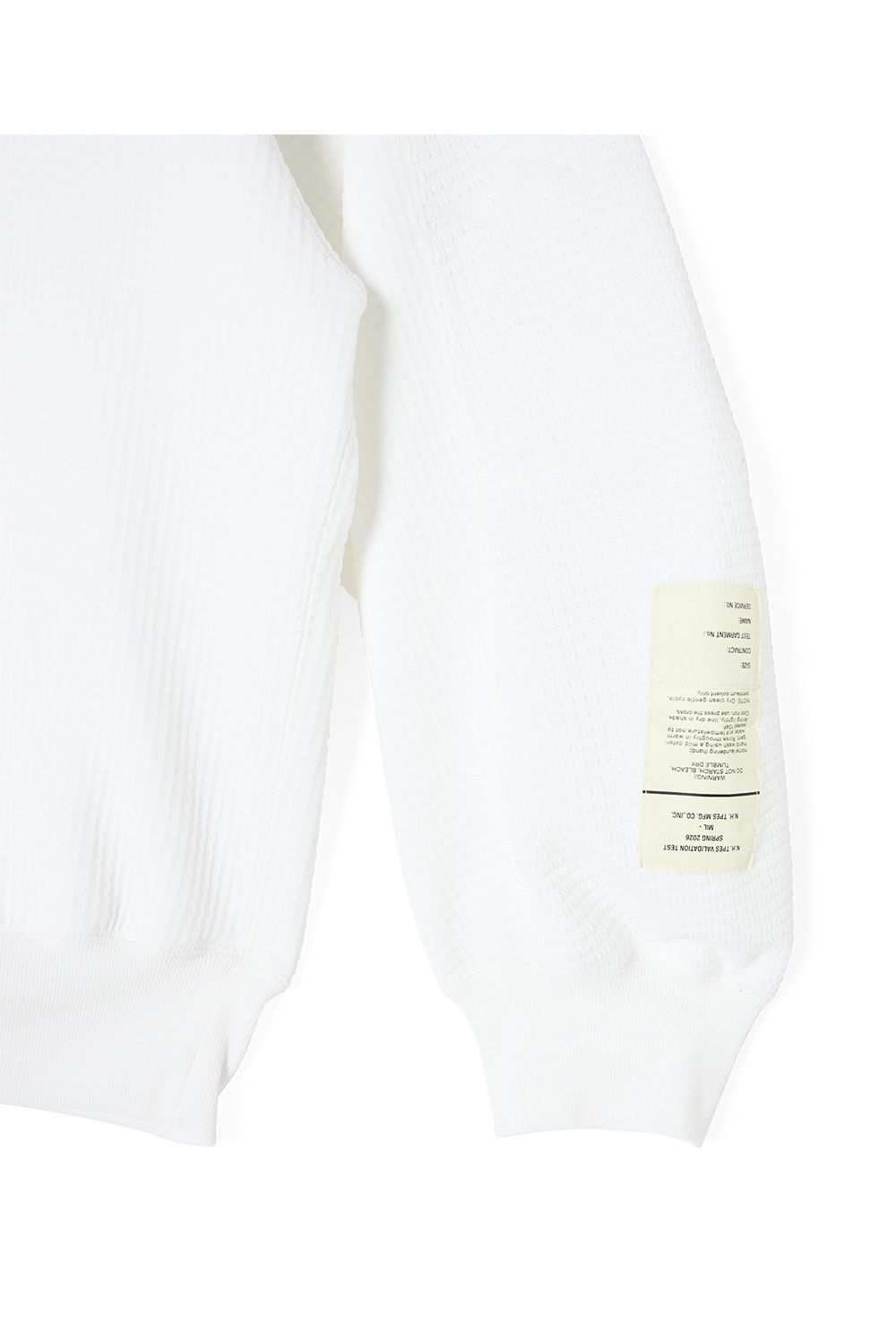 N.HOOLYWOOD TEST PRODUCT EXCHANGE SERVICE CREWNECK SWEATSHIRT / エヌハリウッド テストプロダクトエクスチェンジサービス クルーネック スウェットシャツ