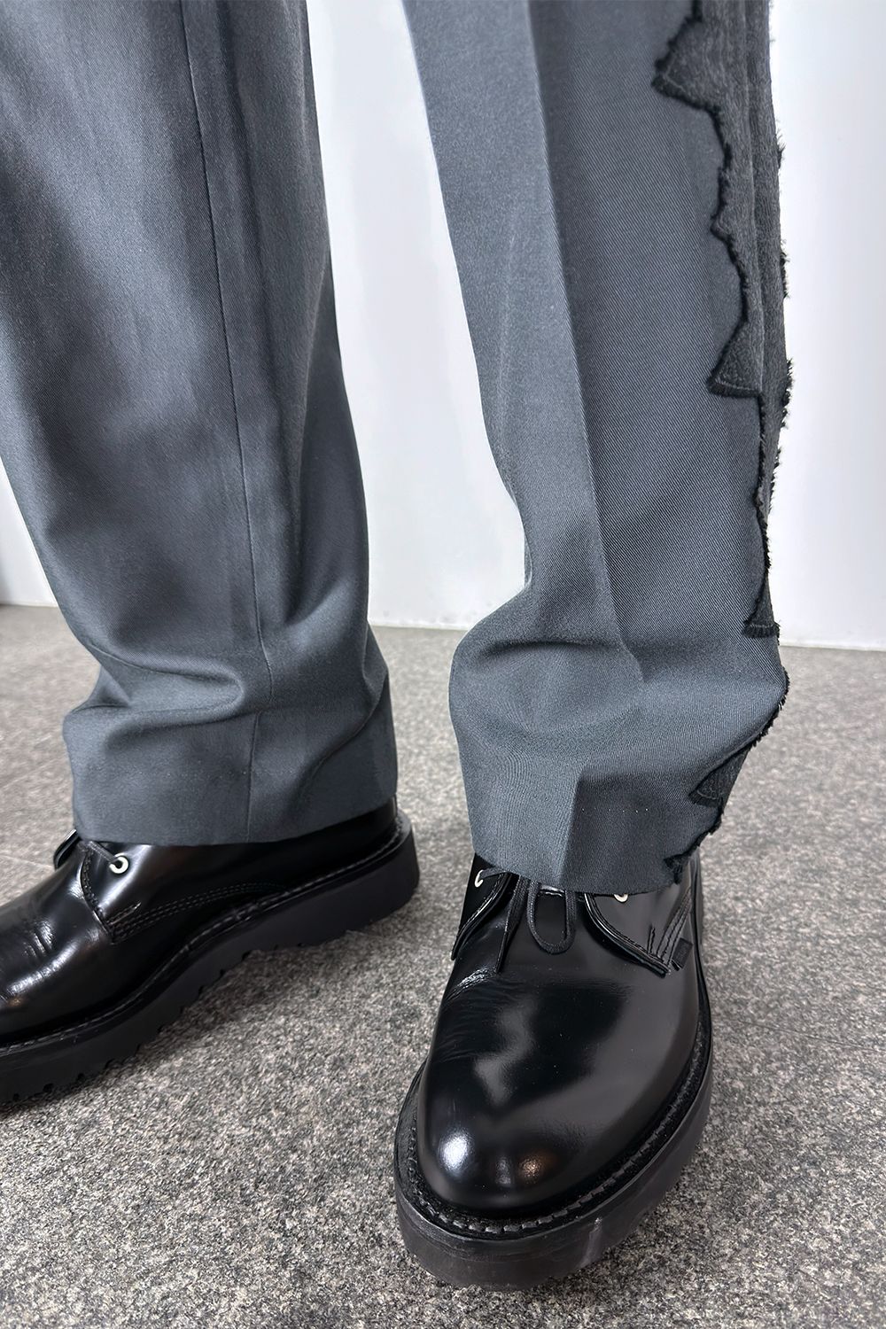 Lace jacquard trousers / レース ジャガード トラウザーズ