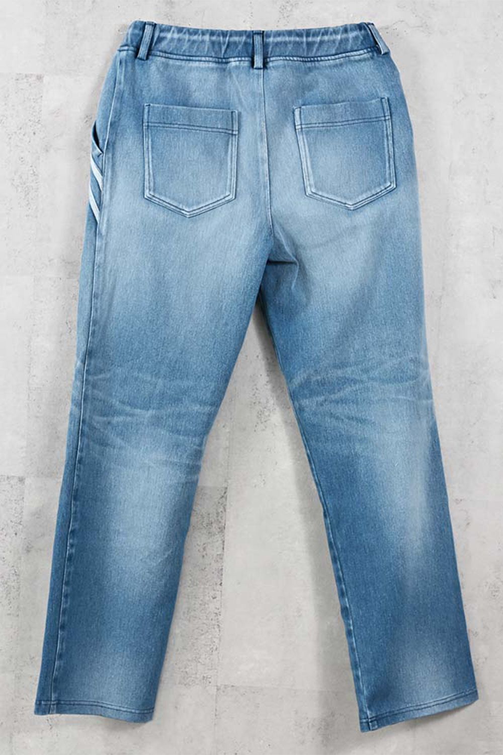 EDGE DENIM SEMI WIDE PT / エッジ デニム セミワイドパンツ