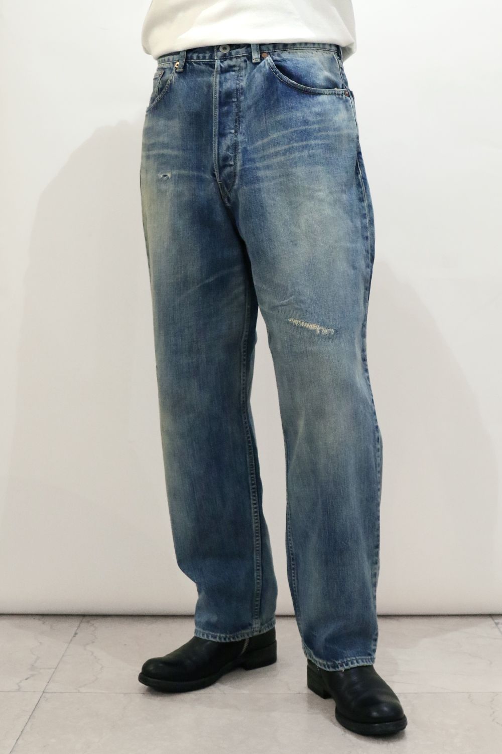 ORGANIC COTTON 12oz DENIM COCOON FIT JEANS / オーガニックコットン コクーン フィット デニム