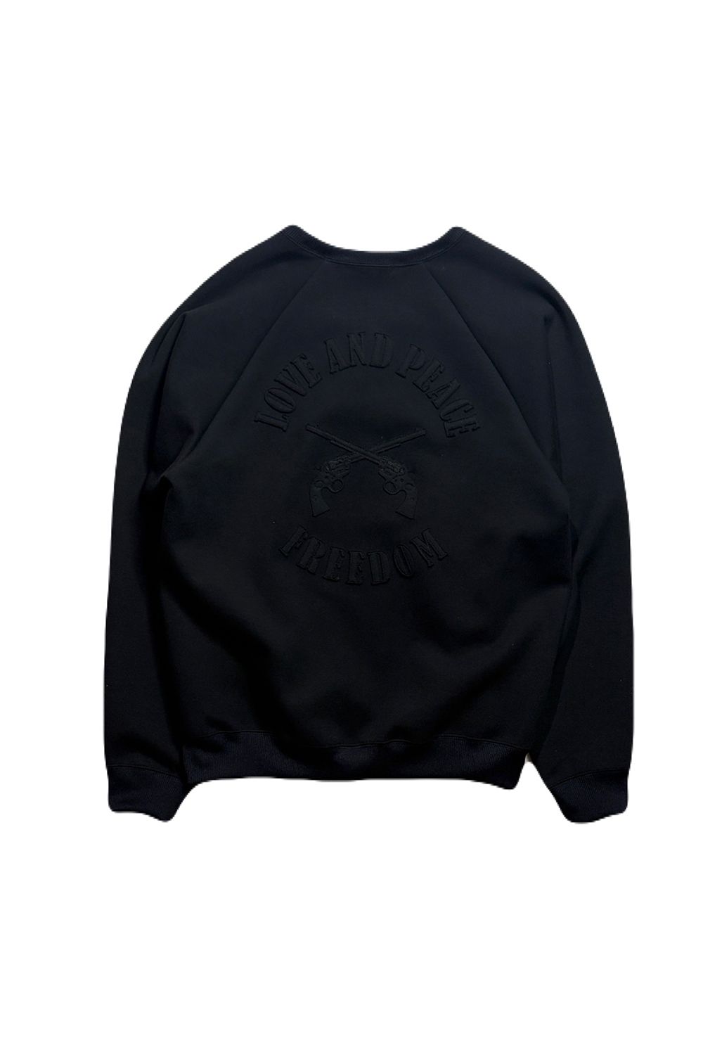 RAZORCUT EMB SWEAT / レザーカット エンブロイダリー スウェット