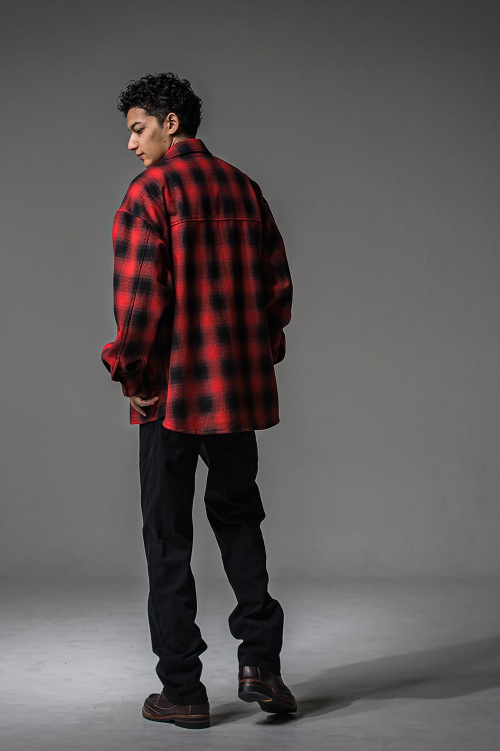 DENIM JERSEY WIDE PT / デニムジャージワイドパンツ