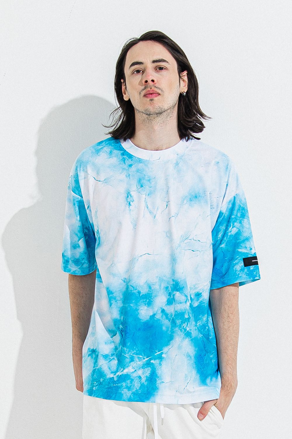 MARBLE RASH OVER T / マーブル オーバーサイズ ラッシュガード Tシャツ