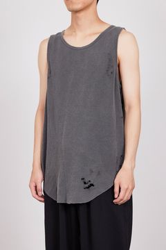 30/1 ORGANIC COTTON WAFFLE TANK TOP / オーガニックコットン ワッフル タンクトップ