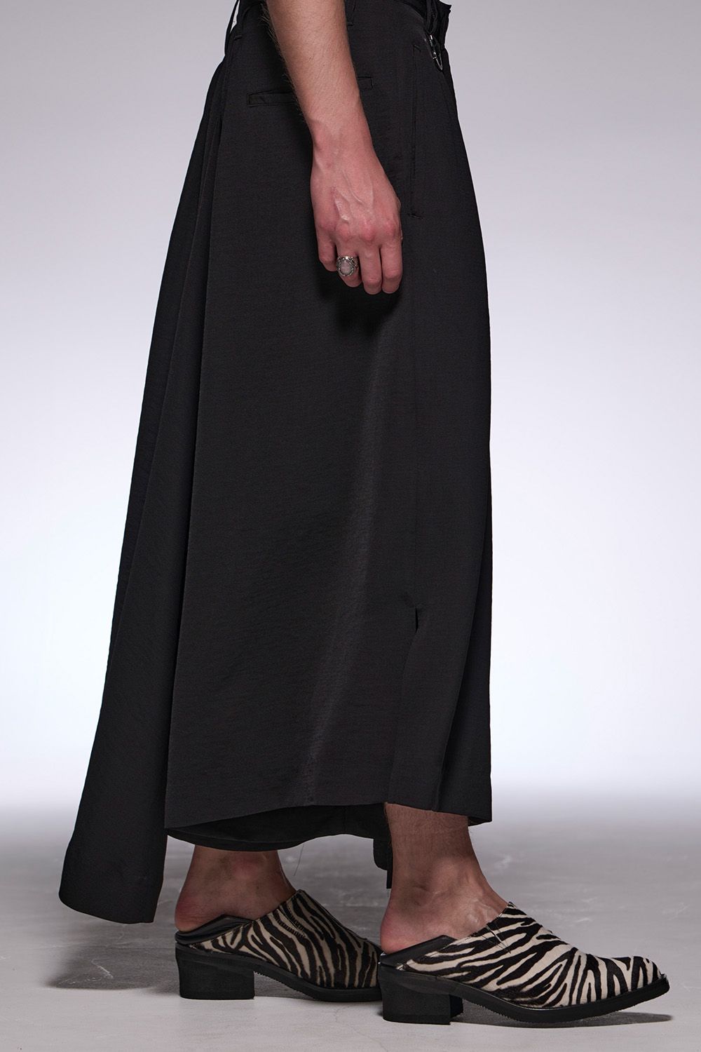 Vintage Twill Skirt Wide Tuck Slacks / ヴィンテージ ツイル スカート ワイド タック スラックス