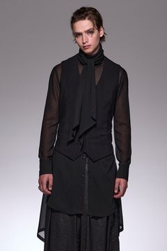 Youryu Stoal Flare Shirt / 楊柳 ストールフレアシャツ