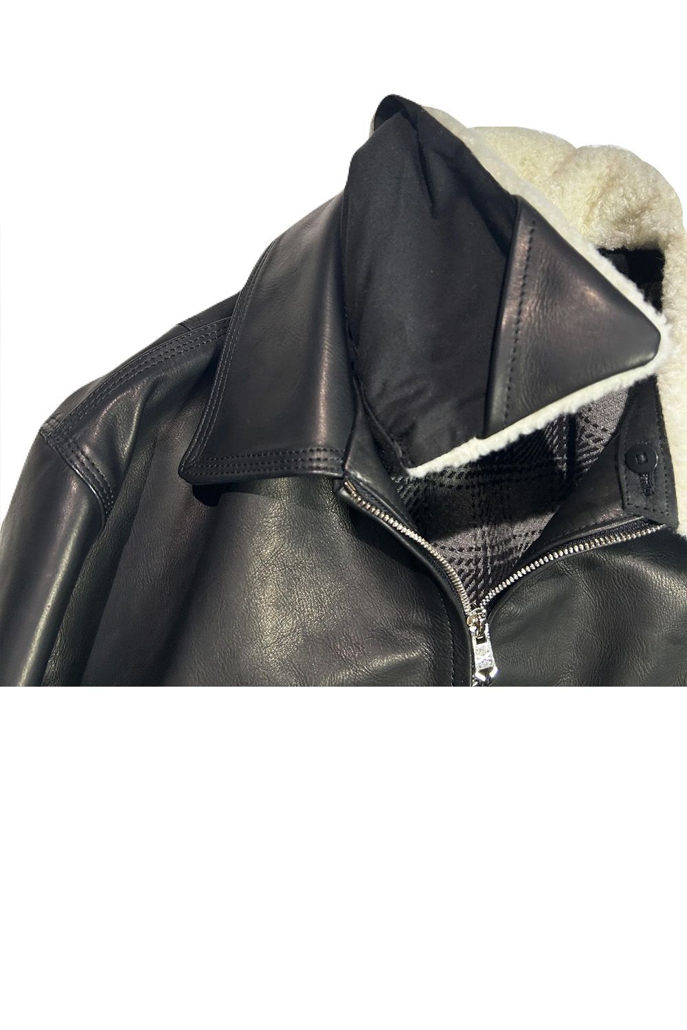 OIL WAX LEATHER JACKET / オイルワックス カウレザー ジップブルゾン