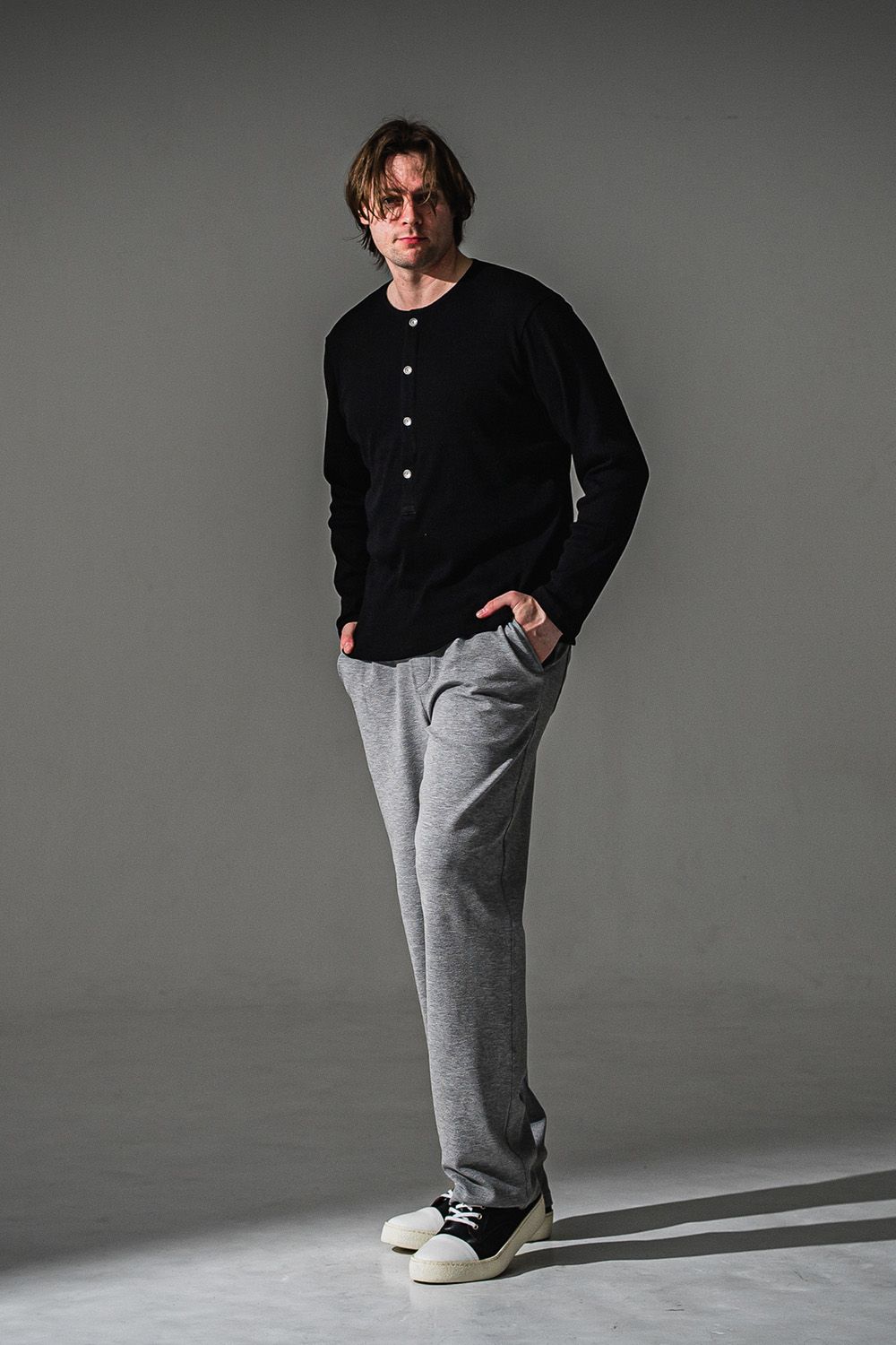 CHRIS EASY WIDE TUCK PANTS / ブリスターニット クリス イージー ワイドパンツ