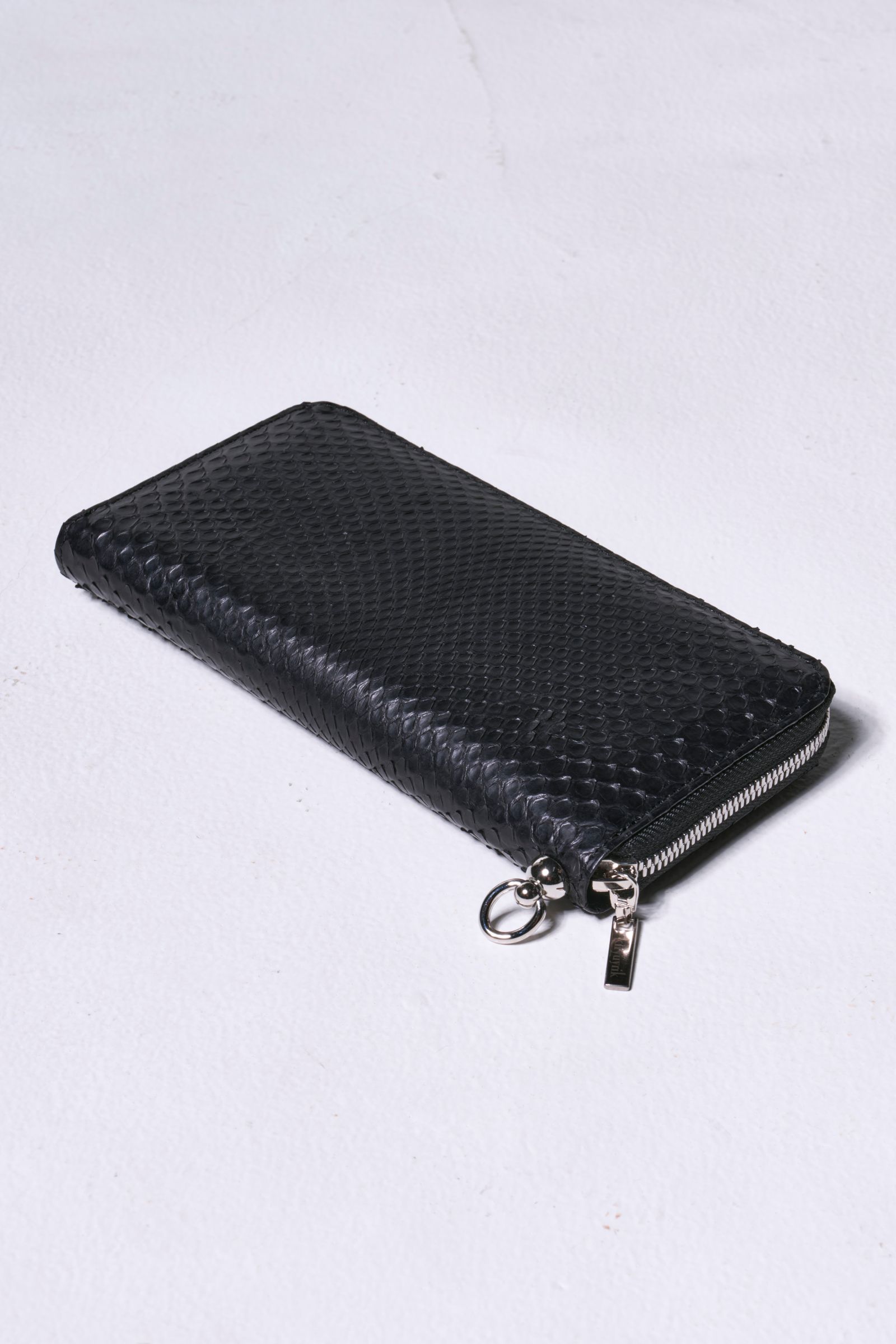 Python Round Zipp Slit Wallet / パイソン ラウンドジップウォレット