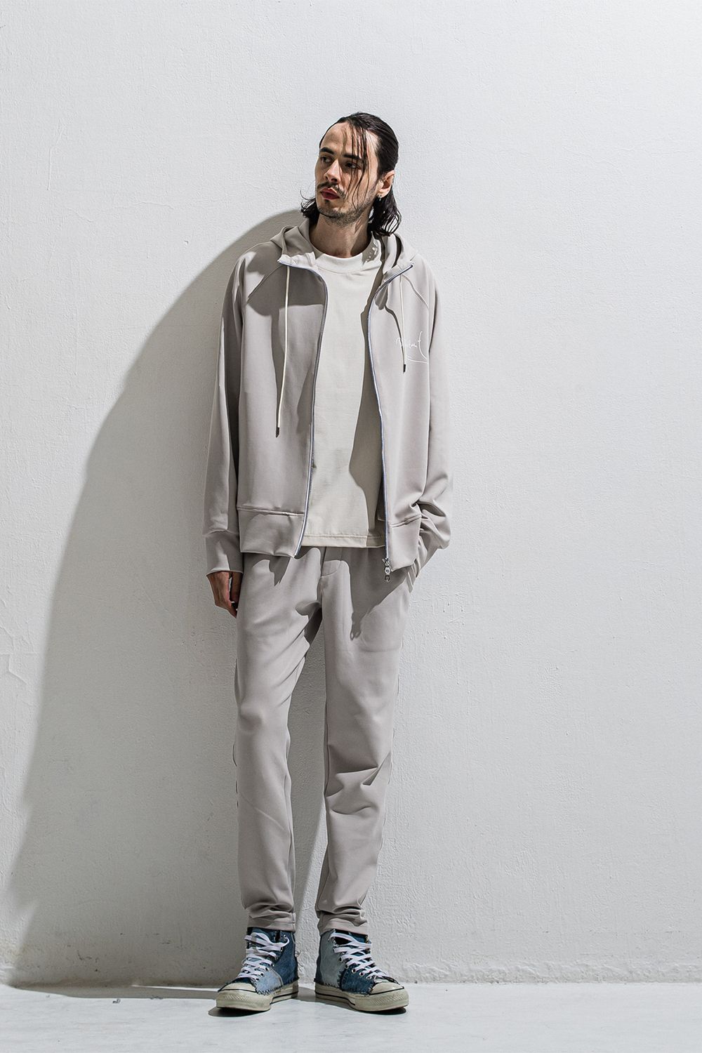 sign zip hoodie / ジップアップパーカー