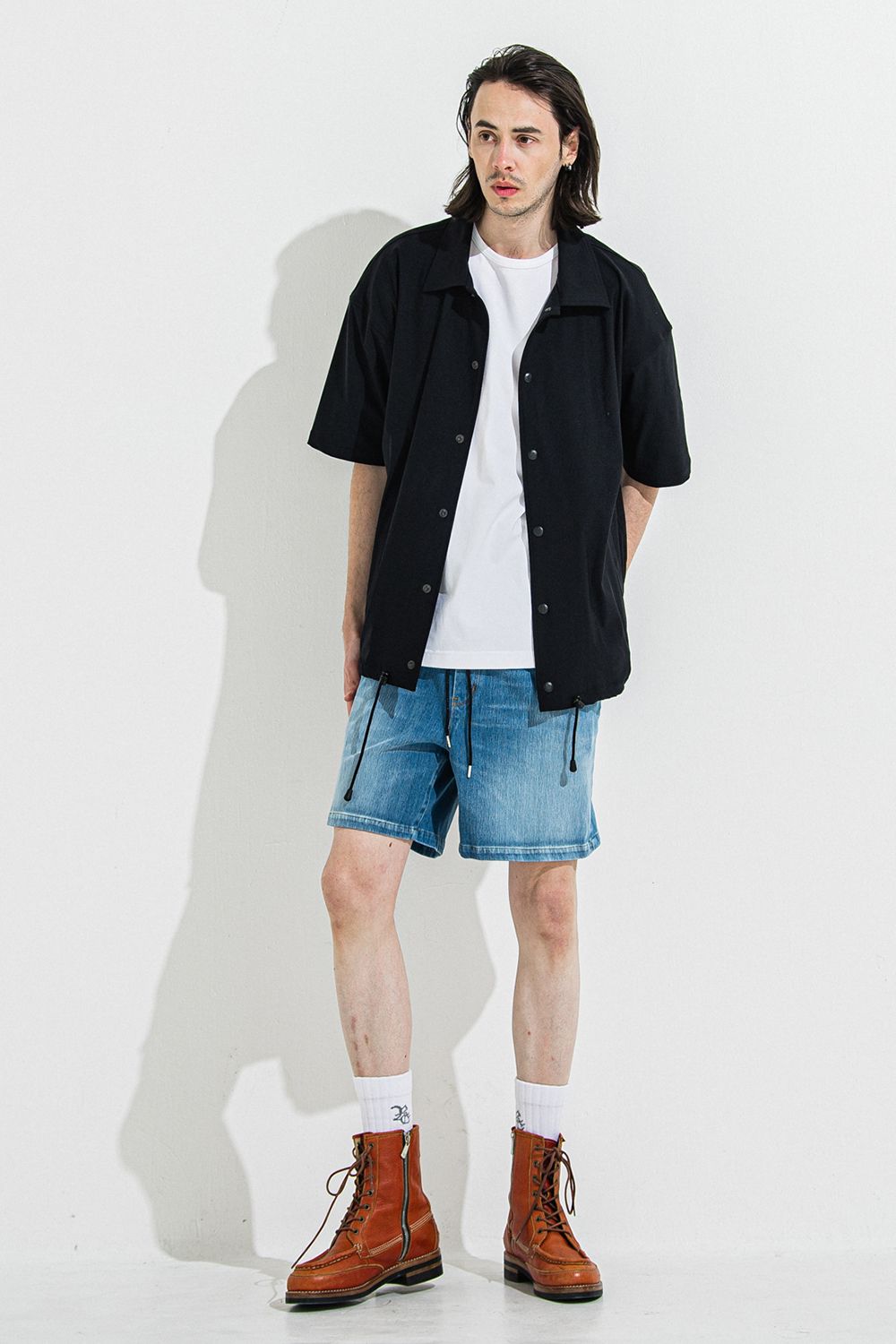 NYLON HALF COACH JACKET / ナイロン ハーフ コーチジャケット
