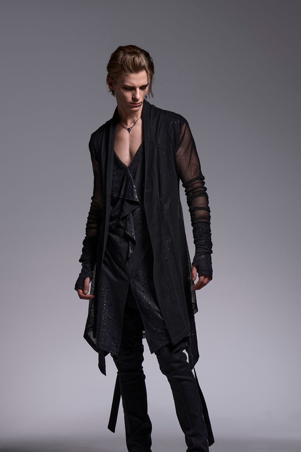 HAKU-BEATENJIKU Flare Long Tank Top / 箔ベア天竺 フレア ロングタンクトップ