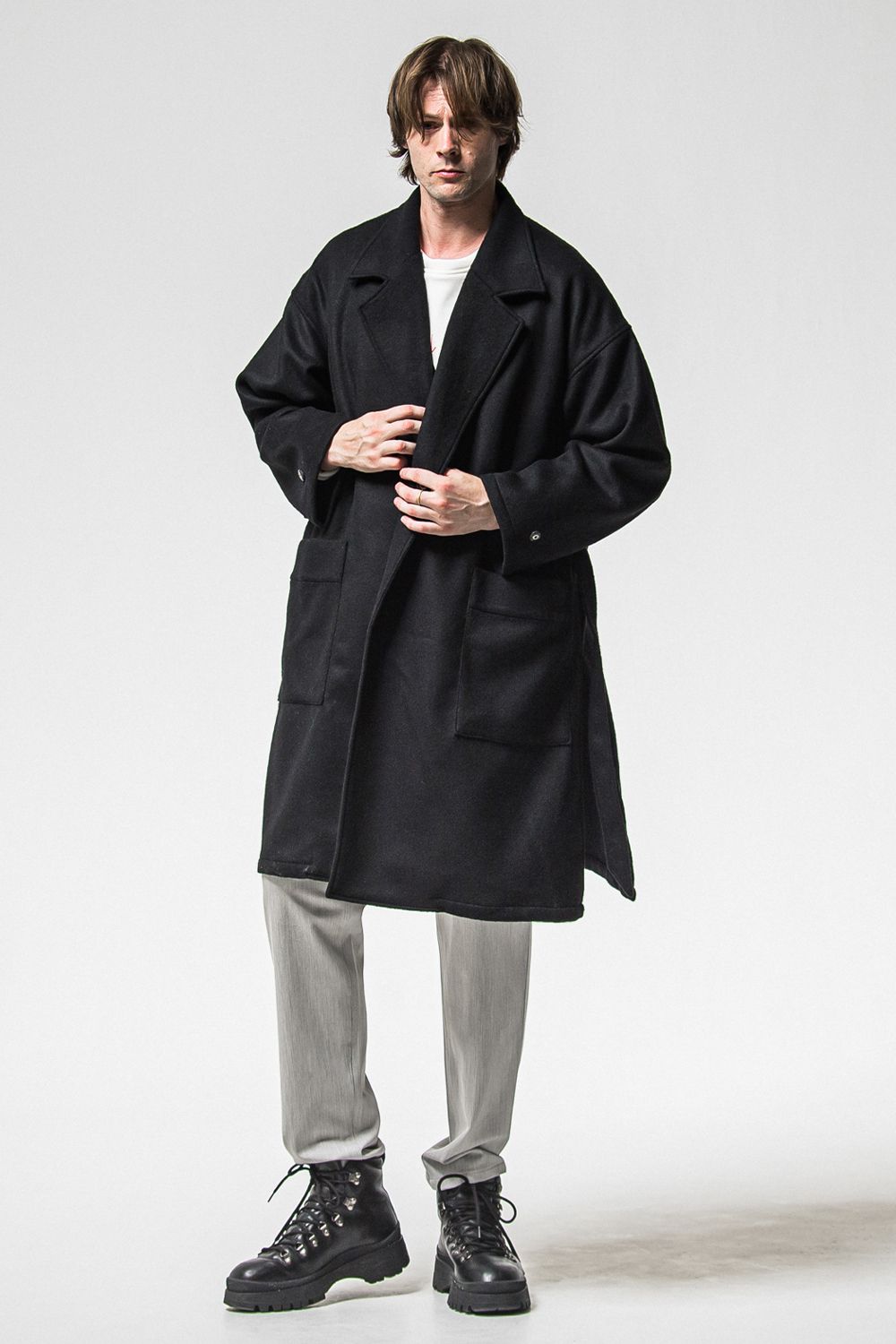 FRIDAY OLD LOGO VELOURS FLEECE TRINER / FRIDAYコラボ オールドロゴ 裏ベロアフリーストレーナー